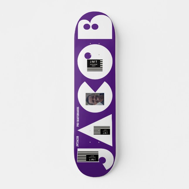 JACOB  VANS     7 3/4" Skateboard Deck (Front)