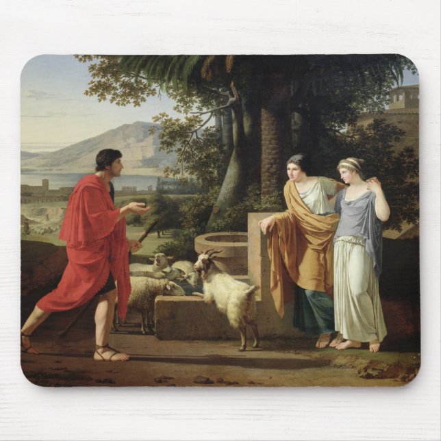 Jacob with the Daughters of Laban, 1787 Mouse Pad (Front)