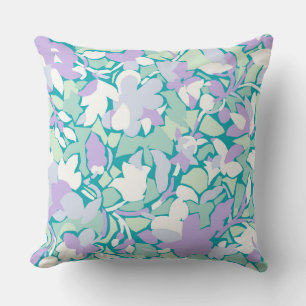Jacobean Collage Throw Pillow