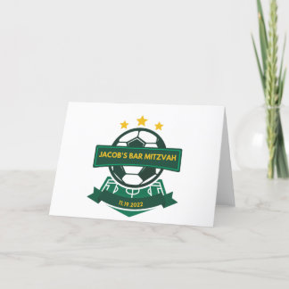 Jacob's Bar Mitzvah- Thank you cards