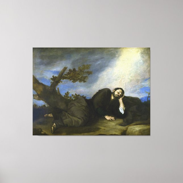Jacob's Dream by José de Ribera Canvas Print (Front)
