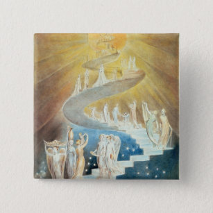 Jacob's Ladder 2 Inch Square Button