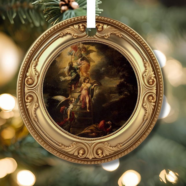 Jacob's Ladder Advent Jesse Tree Metal Ornament (Creator Uploaded)