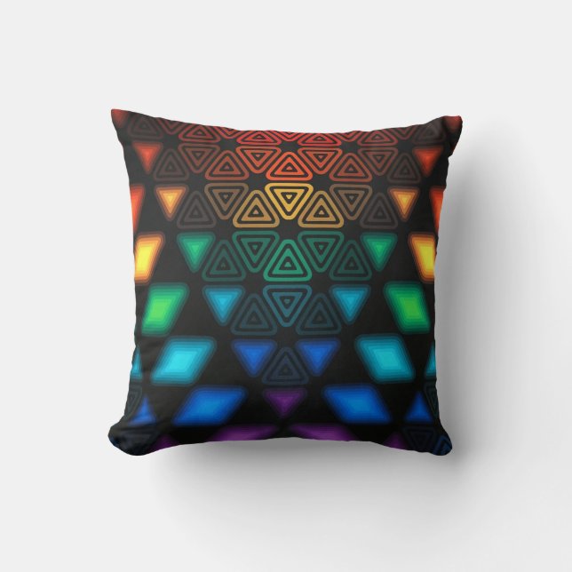 Jacob's Ladder Throw Pillow (Front)