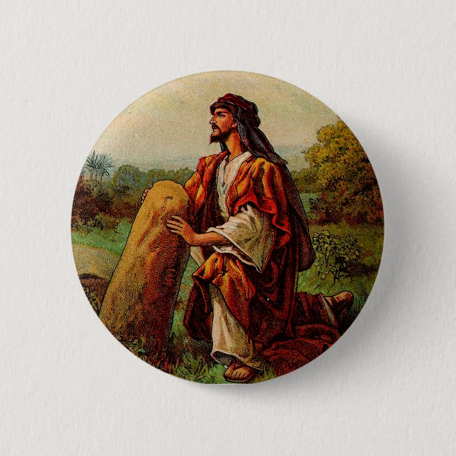 Jacobs Vision and Gods Promise  2 Inch Round Button (Front)