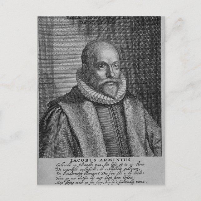 Jacobus Arminius Postcard (Front)