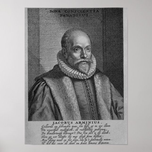 Jacobus Arminius Poster (Front)
