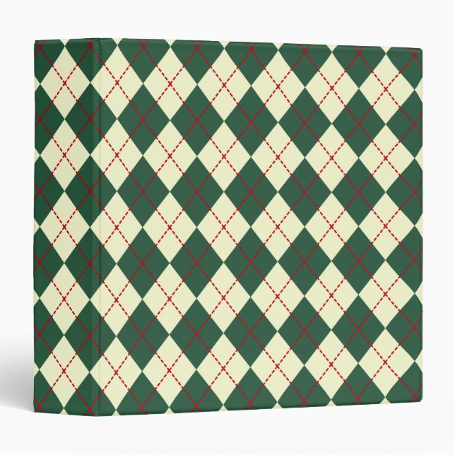 Jacquard de Noël Classeur (Devant/Côté)