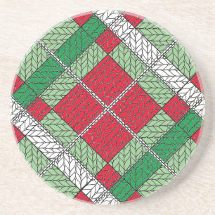 JACQUARD DE VACANCES KNIT Dessous de verre rond de