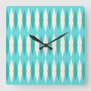 Jacquard moderne Carré moderne Horloge murale