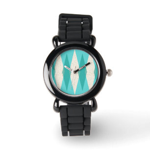 Jacquard moderne du milieu du siècle Montre pour e
