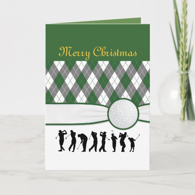 Jacquard plaid carte de Noël.. (Devant)
