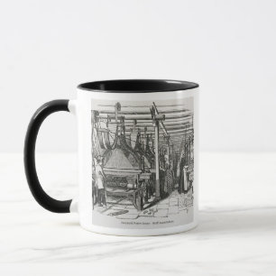 Jacquard Power Looms (engraving) Mug