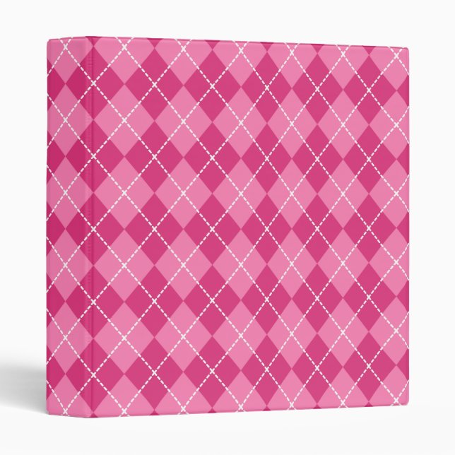 Jacquard rose  école Scrapbook Classeur cadeau (Devant/Côté)