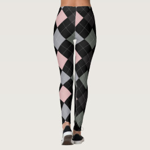Jacquard Textile Motif Leggings 01 Petits