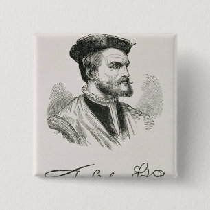 Jacques Cartier 2 Inch Square Button