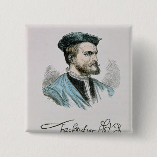 Jacques Cartier 2 Inch Square Button
