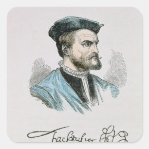 Jacques Cartier Square Sticker