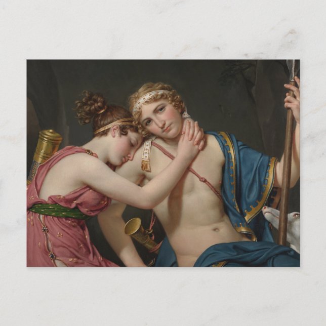 Jacques David Farewell Of Telemachus And Eucharis Postcard (Front)