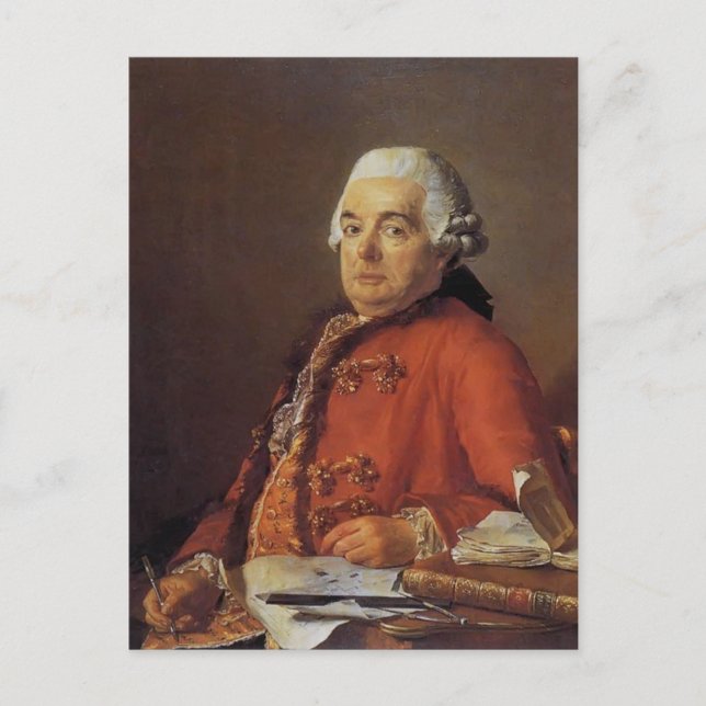Jacques David- Portrait of Jacques Francois Postcard (Front)