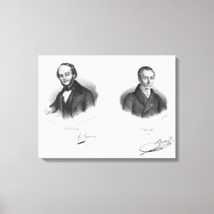Jacques Fromental Halevy  and Ferdinand Herold Canvas Print