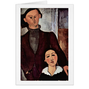 Jacques Lipchitz And Wife By Amedeo Modigliani