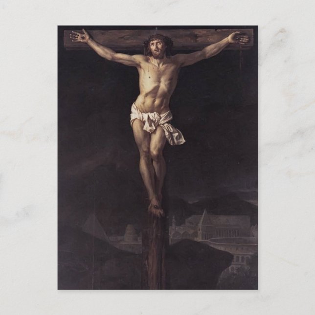 Jacques-Louis David- Christ on the Cross Postcard (Front)