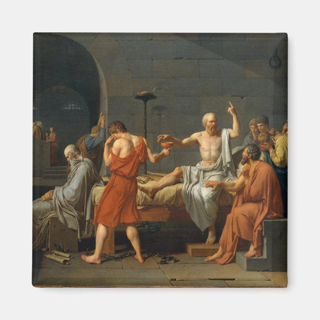 Jacques-Louis David The Death of Socrate Magnet (Front)