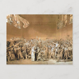 Jacques-Louis - Tennis Court Oath, 20th June 1789 Postcard