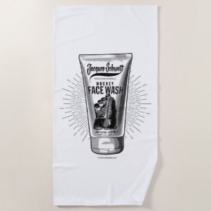 Jacques Schwett Face Wash Beach Towel