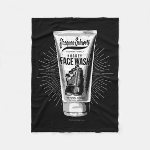 Jacques Schwett Hockey Face Wash Fleece Blanket