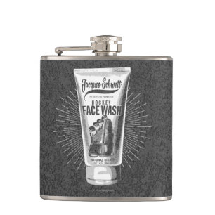 Jacques Schwett Hockey Face Wash Hip Flask