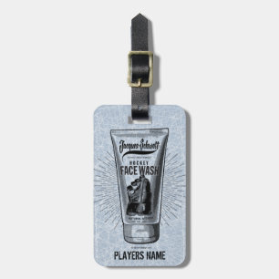 Jacques Schwett Hockey Face Wash Luggage Tag
