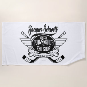 Jacques Schwett Hockey Pro Shop Beach Towel