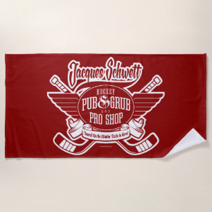 Jacques Schwett Hockey Pro Shop Beach Towel