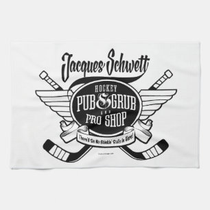 Jacques Schwett Hockey Pro Shop Kitchen Towel