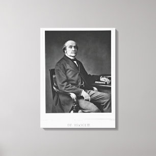 Jacques Victor Albert de Broglie (1821-1901), from Canvas Print