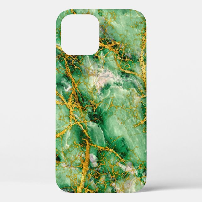 Jade and Gold Case-Mate iPhone Case (Back)