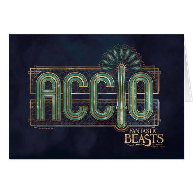 Jade Art Deco ACCIO™ Spell Graphic (Front Horizontal)