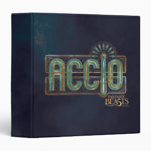 Jade Art Deco ACCIO™ Spell Graphic Binder