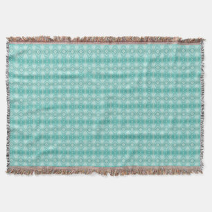 Jade Curves Throw Blanket