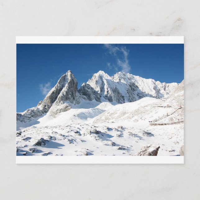 Jade Dragon Snowy Mountain Postcard (Front)