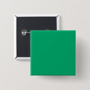 Jade Green 00A86B Colour, With Option to Add Image 2 Inch Square Button