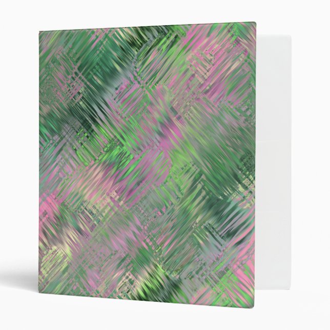 Jade Green Crystal Gel Pattern Binder (Front/Inside)