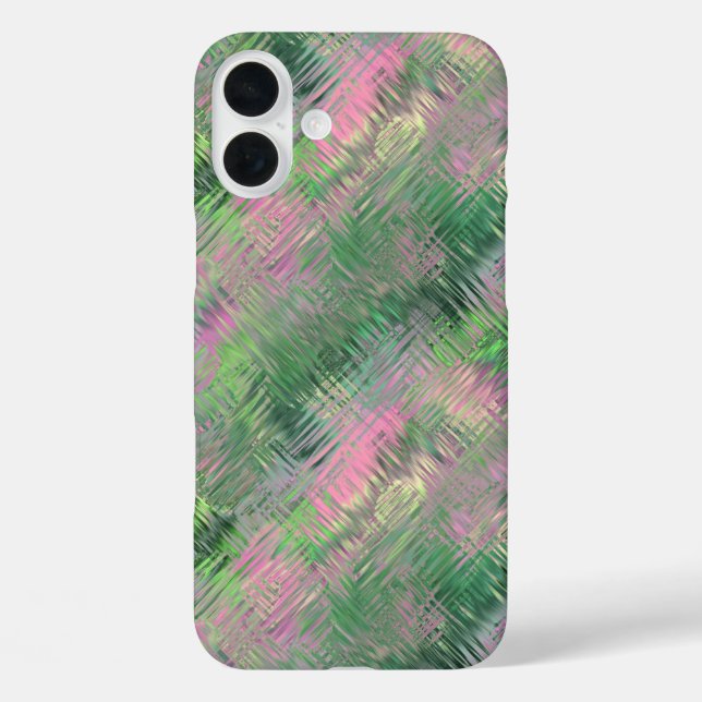 Jade Green Crystal Gel Pattern Case-Mate iPhone Case (Back)