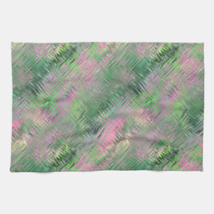 Jade Green Crystal Gel Pattern Kitchen Towel