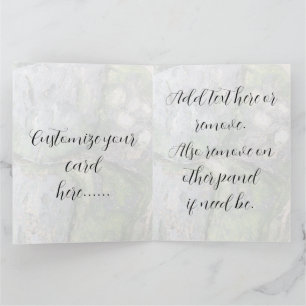Jade Green Mossy Beach Rocks Toowoon Bay Card