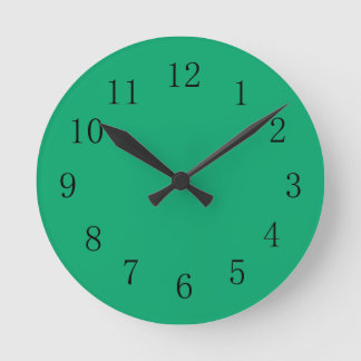 Jade Green Wall Clock