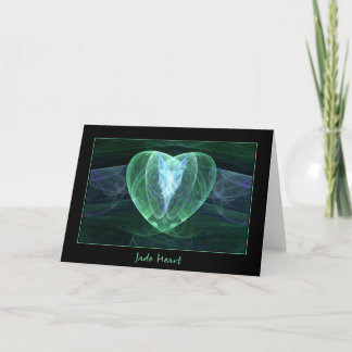 Jade Heart Holiday Card