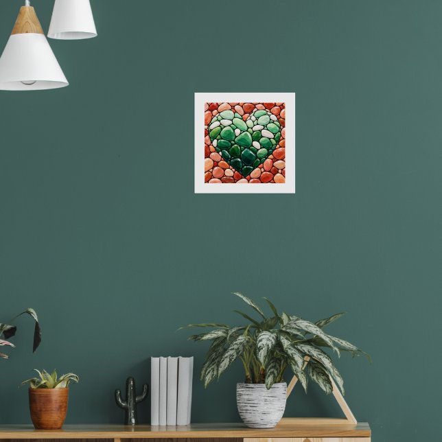 Jade Heart Poster (Living Room 1)